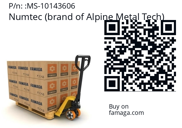   Numtec (brand of Alpine Metal Tech) MS-10143606