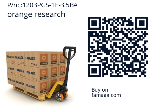   orange research 1203PGS-1E-3.5BA