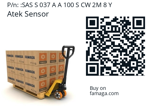 Absolute encoder  Atek Sensor SAS S 037 A A 100 S CW 2M 8 Y