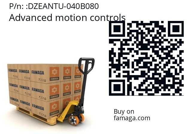   Advanced motion controls DZEANTU-040B080