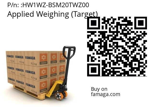   Applied Weighing (Target) HW1WZ-BSM20TWZ00