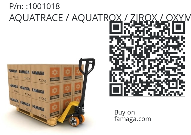   AQUATRACE / AQUATROX / ZIROX / OXYMASTER / OxyTrans (brand of DKS Engineering) 1001018
