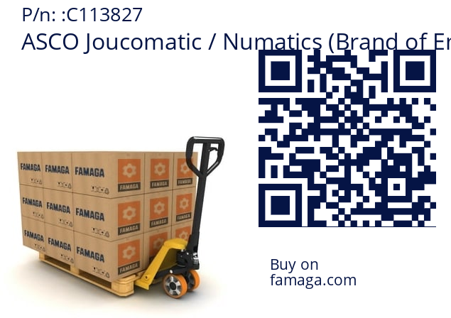  ASCO Joucomatic / Numatics (Brand of Emerson) C113827