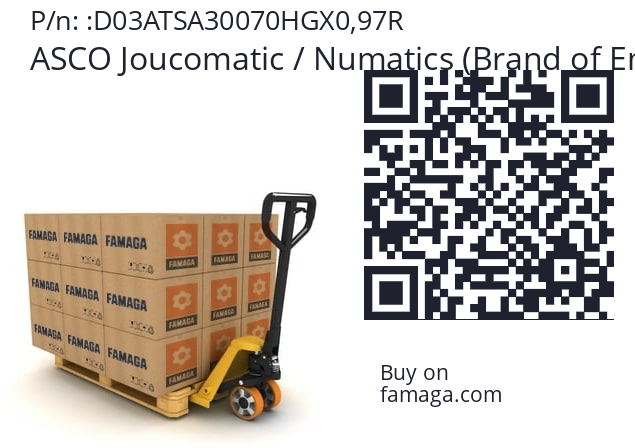   ASCO Joucomatic / Numatics (Brand of Emerson) D03ATSA30070HGX0,97R