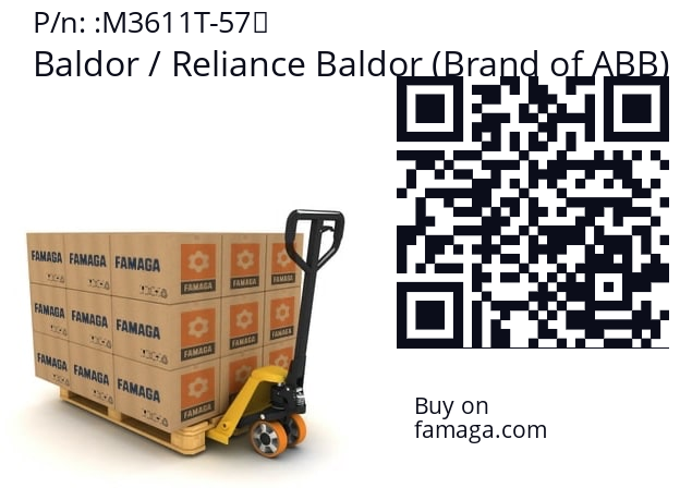   Baldor / Reliance Baldor (Brand of ABB) M3611T-57	