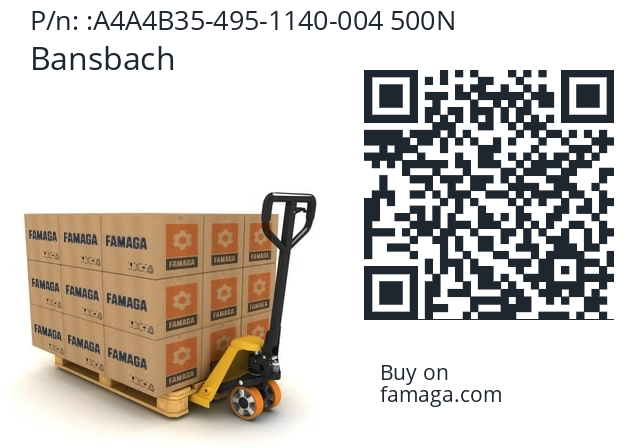   Bansbach A4A4B35-495-1140-004 500N