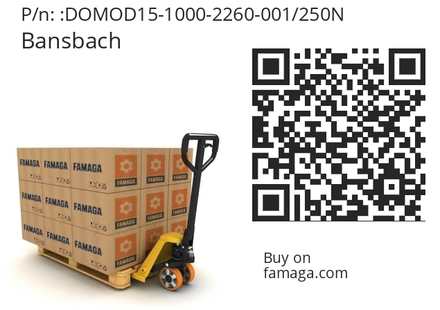   Bansbach DOMOD15-1000-2260-001/250N