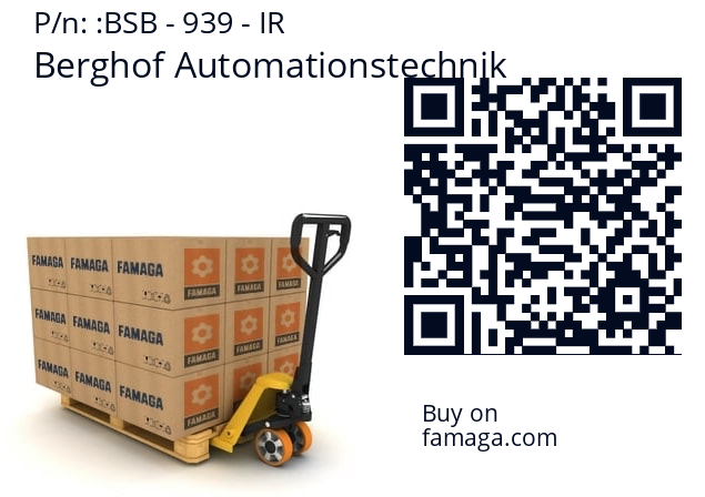   Berghof Automationstechnik BSB - 939 - IR