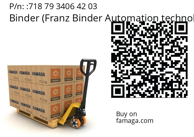   Binder (Franz Binder Automation technology / Connectors) 718 79 3406 42 03