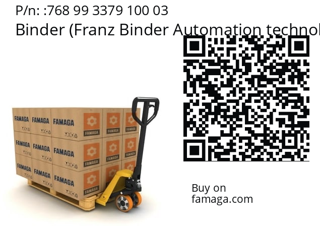  Binder (Franz Binder Automation technology / Connectors) 768 99 3379 100 03