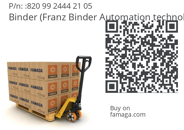   Binder (Franz Binder Automation technology / Connectors) 820 99 2444 21 05
