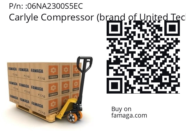   Carlyle Compressor (brand of United Technologies Corporation) 06NA2300S5EC