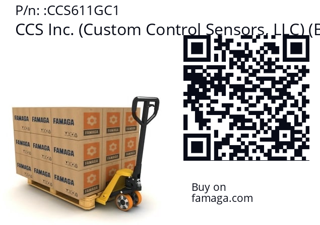   CCS Inc. (Custom Control Sensors, LLC) (Brand of OPTEX GROUP) CCS611GC1