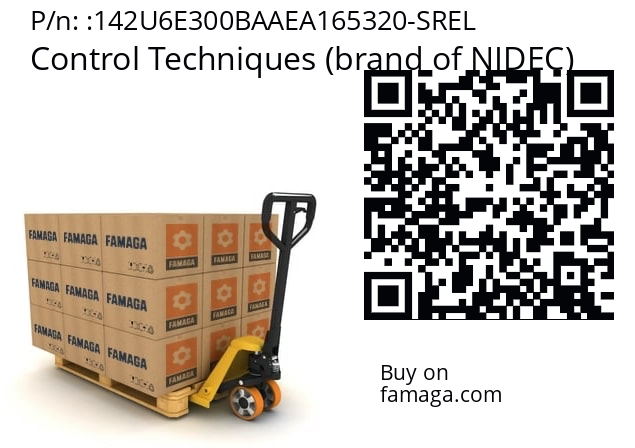   Control Techniques (brand of NIDEC) 142U6E300BAAEA165320-SREL