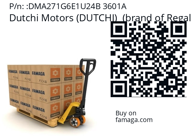   Dutchi Motors (DUTCHI)  (brand of Regal Beloit) DMA271G6E1U24B 3601­A