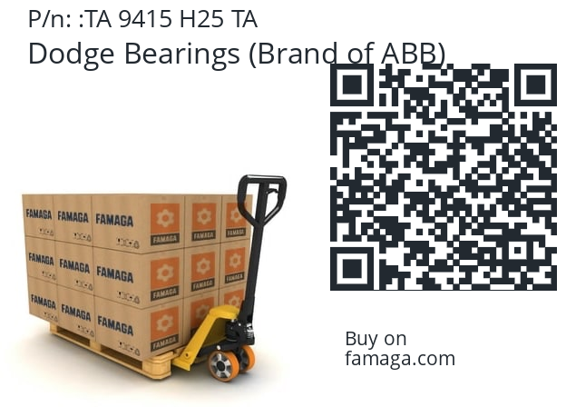 Reducer  Dodge Bearings (Brand of ABB) TA 9415 H25 TA