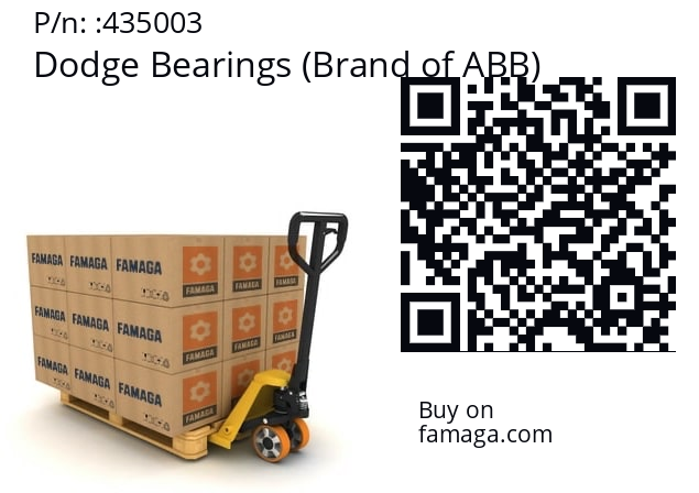   Dodge Bearings (Brand of ABB) 435003