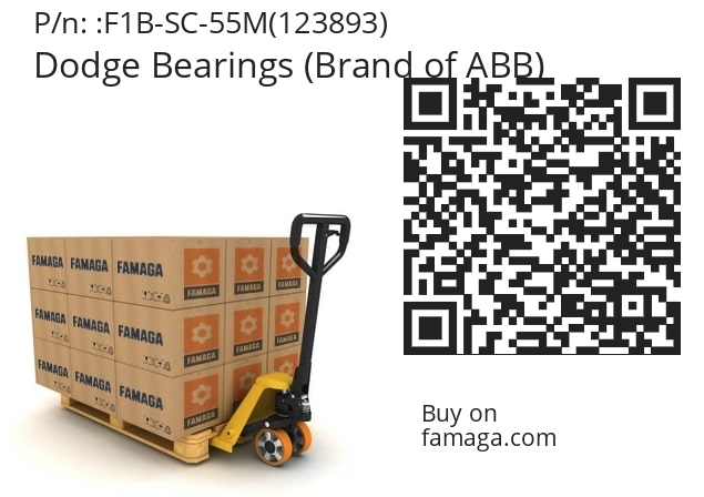   Dodge Bearings (Brand of ABB) F1B-SC-55M(123893)