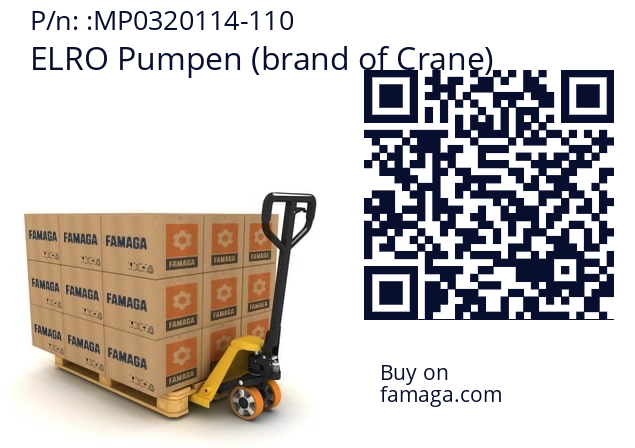   ELRO Pumpen (brand of Crane) MP0320114-110