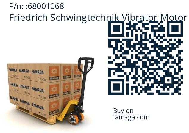   Friedrich Schwingtechnik Vibrator Motor  / Vimarc 68001068
