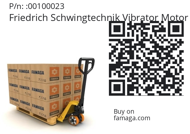   Friedrich Schwingtechnik Vibrator Motor  / Vimarc 00100023