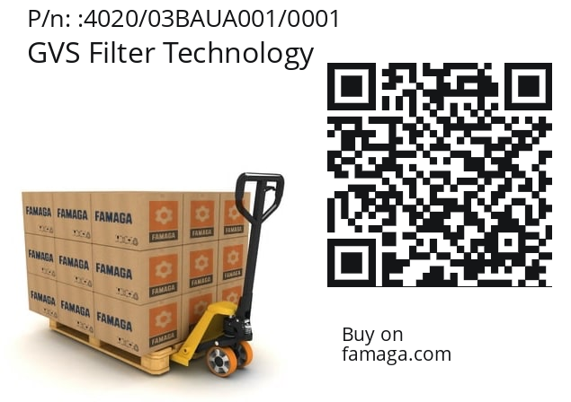   GVS Filter Technology 4020/03BAUA001/0001