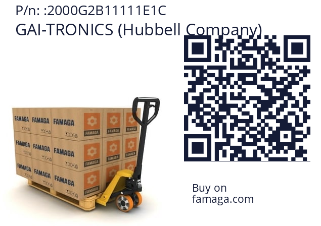   GAI-TRONICS (Hubbell Company) 2000G2B11111E1C