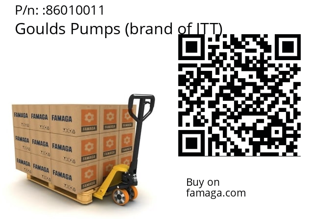   Goulds Pumps (brand of ITT) 86010011