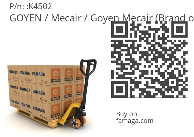 Repair kit  GOYEN / Mecair / Goyen Mecair (Brand of Pentair) K4502
