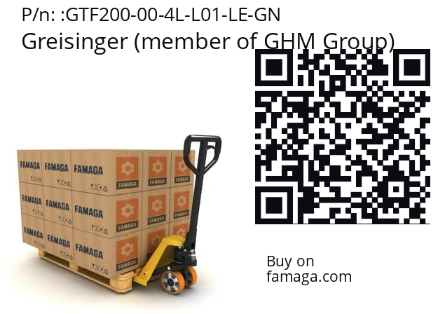   Greisinger (member of GHM Group) GTF200-00-4L-L01-LE-GN