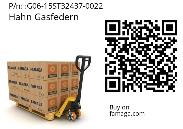   Hahn Gasfedern G06-15ST32437-0022