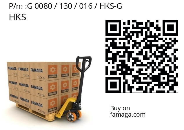   HKS G 0080 / 130 / 016 / HKS-G