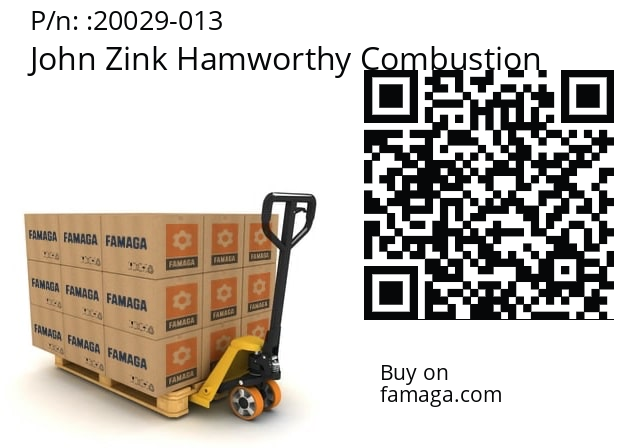   John Zink Hamworthy Combustion 20029-013