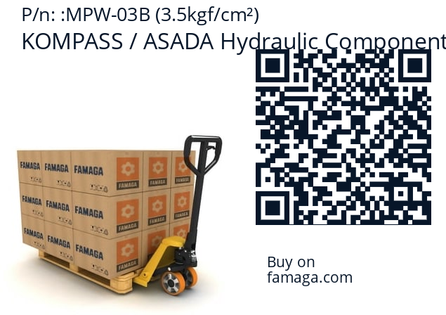   KOMPASS / ASADA Hydraulic Components MPW-03B (3.5kgf/cm²)