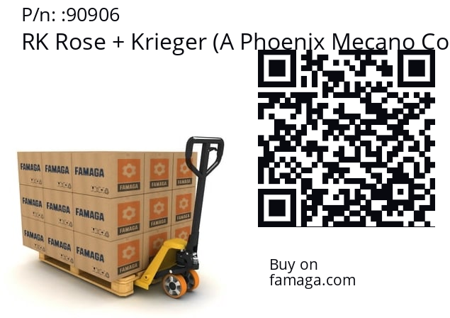   RK Rose + Krieger (A Phoenix Mecano Company) 90906