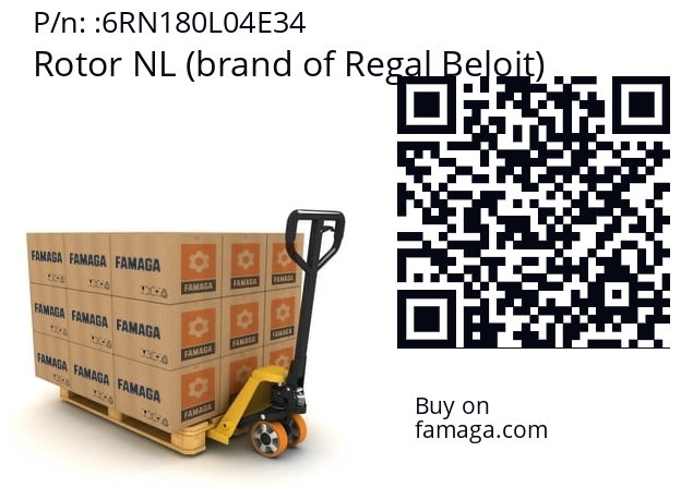   Rotor NL (brand of Regal Beloit) 6RN180L04E34