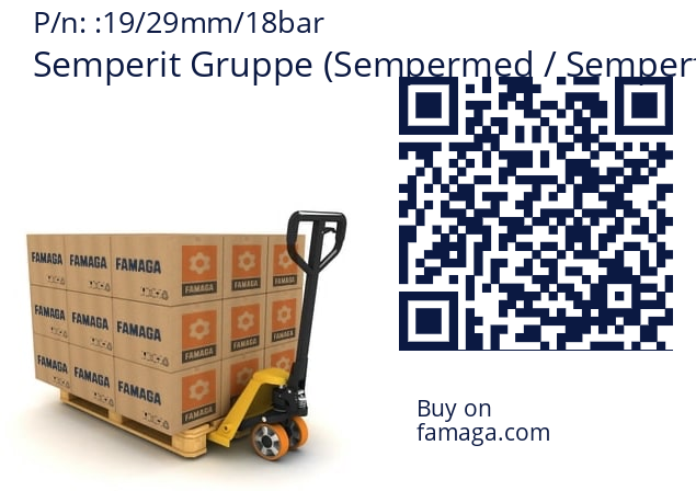   Semperit Gruppe (Sempermed / Semperflex / Sempertrans /Semperform) 19/29mm/18bar