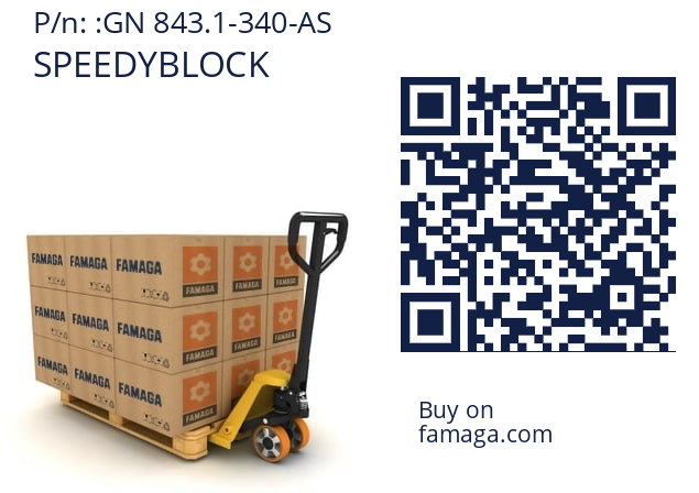 Slide block   SPEEDYBLOCK GN 843.1-340-AS