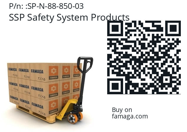   SSP Safety System Products SP-N-88-850-03
