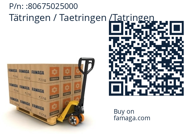   Tätringen / Taetringen /Tatringen 80675025000