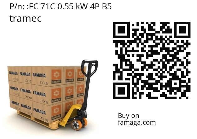   tramec FC 71C 0.55 kW 4P B5