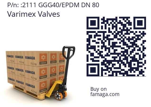   Varimex Valves 2111 GGG40/EPDM DN 80