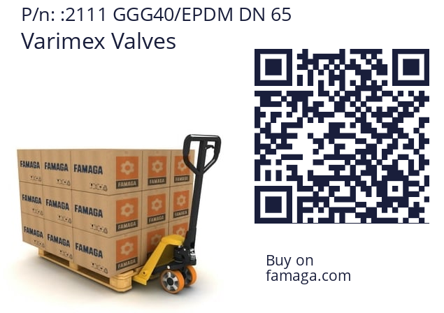   Varimex Valves 2111 GGG40/EPDM DN 65