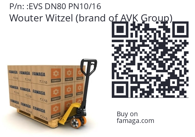   Wouter Witzel (brand of AVK Group) EVS DN80 PN10/16