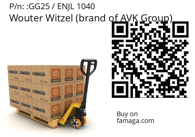   Wouter Witzel (brand of AVK Group) GG25 / ENJL 1040