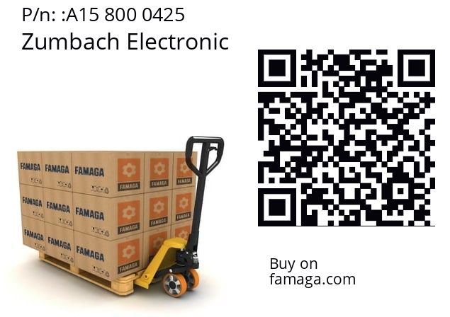   Zumbach Electronic A15 800 0425