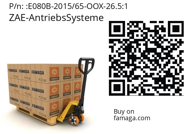   ZAE-AntriebsSysteme E080B-2015/65-OOX-26.5:1