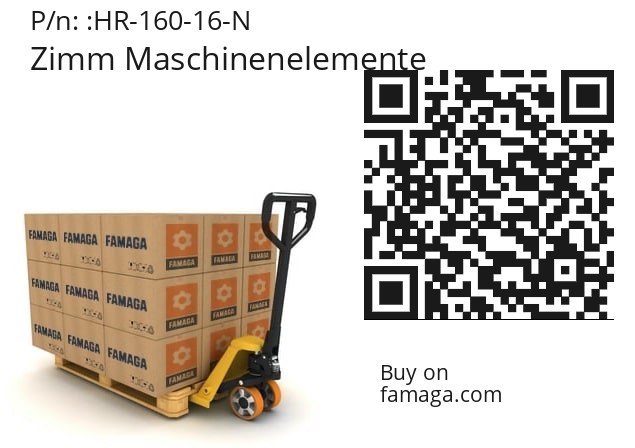   Zimm Maschinenelemente HR-160-16-N